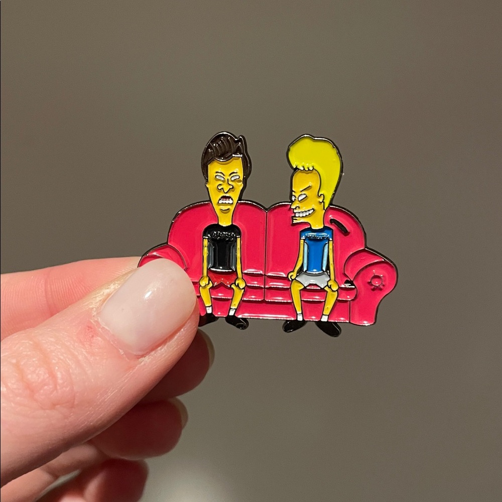 Beavis and Butthead Enamel Pin